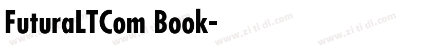 FuturaLTCom Book字体转换 FuturaLTCom Book字体转换
